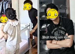 TikToker lộ clip lao vào đánh vợ khi đang bế con trên tay, lên tiếng xin lỗi: Thực hư thế nào?