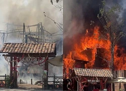 TPHCM: Cháy lớn ở một quán cà phê