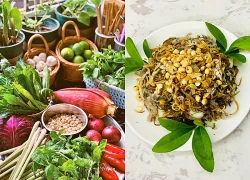 Cách làm nộm hoa chuối trắng giòn để giải ngấy sau Tết