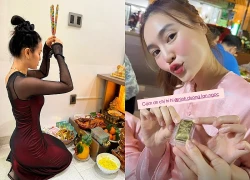 Showbiz Việt ngày Vía Thần tài: Lan Ngọc tặng vàng, 1 sao nữ dâng mâm cúng toàn tiền vàng gây choáng!
