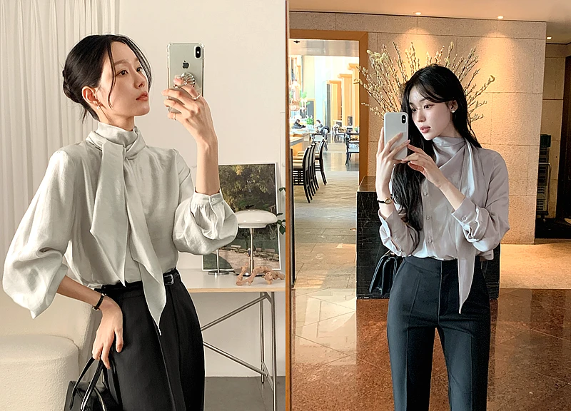 Sự trở lại của một mẫu áo công sở: Mặc lên sang chảnh cả set đồ, sang tới mùa thu mặc vẫn đẹp