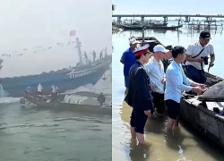 Chìm thuyền chở 11 người, 2 mẹ con tử vong: Gặp nạn khi xem lễ hội cầu ngư