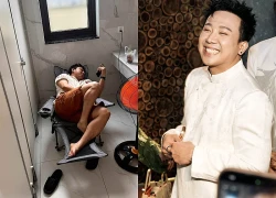 Đại gia nghìn tỷ của Việt Nam nằm nghỉ trong nhà vệ sinh, lướt điện thoại gây chú ý