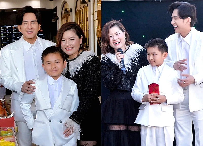 Đan Trường và vợ cũ mở quán chung, dạy con trai kinh doanh từ nhỏ