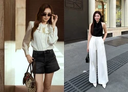 Không lỗi mốt với bản phối sắc đen - trắng 'cân' mọi phong cách
