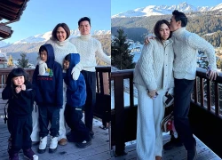 'Thiên thần nội y' và chồng tỷ phú rong chơi đầu năm