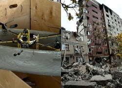 Hình dạng khác lạ của vũ khí Nga tập kích huyết mạch hậu cần Ukraine