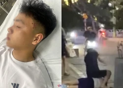 Xác minh vụ nhóm người đi ô tô ngược chiều, hành hung nam sinh giữa đêm ở Hà Nội