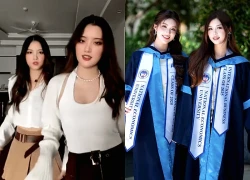 Khung hình "một chín một mười" của Phương Oanh và chị gái song sinh