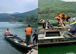 Thuyền chở một gia đình lật trên hồ thủy điện, đôi vợ chồng mất tích
