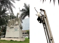 Vụ sai phạm trong hệ thống quan trắc môi trường: Cận cảnh trạm ở Hà Nội
