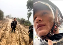 Xúc động cảnh thầy giáo vùng cao bì bõm trong bùn, khiến ai xem cũng lặng người