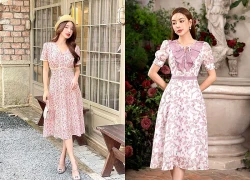 Đón gió xuân rạng rỡ cùng váy hoa nhí duyên dáng