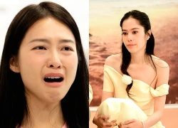 Khả Ngân bật khóc khi được Quyền Linh thị phạm diễn xuất