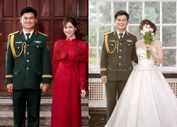 Ảnh cưới của Hoà Minzy và Đại uý quân đội?