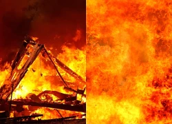 Anh: Sập nhà do cháy lớn, giao thông đường sắt gián đoạn