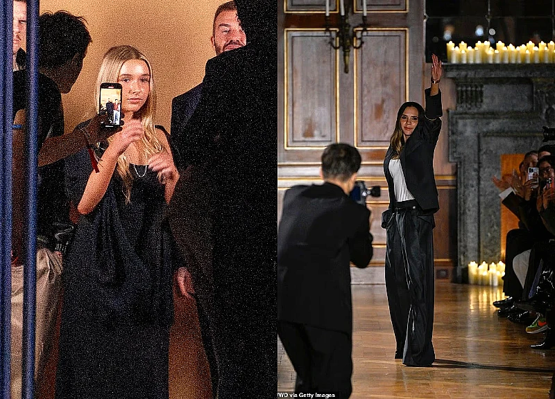 Không nhận ra tiểu thư Harper nhà Beckham, bị paparazzi "dìm" nhan sắc tơi tả