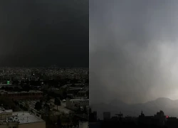 Mưa đen xuất hiện ở Iran sau các cuộc không kích của Israel