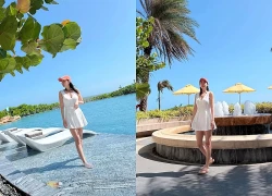 Mỹ nhân Gia Đình Là Số 1 thả dáng tại Việt Nam trước thềm đám cưới với "hồng hài nhi"