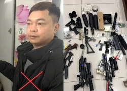 Nam thanh niên giấu súng quân dụng và hơn 400 viên đạn ở phòng trọ
