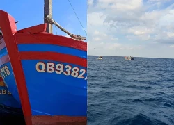 Tàu cá và 2 ngư dân mất liên lạc trên biển