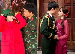 Vừa công khai Hoà Minzy đã muốn có 5 đứa con, chồng Đại uý đáp một câu cực uy tín