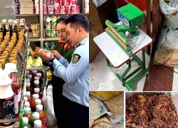 Thu giữ gần 2 tấn ruốc, đồ ăn vặt không rõ nguồn gốc