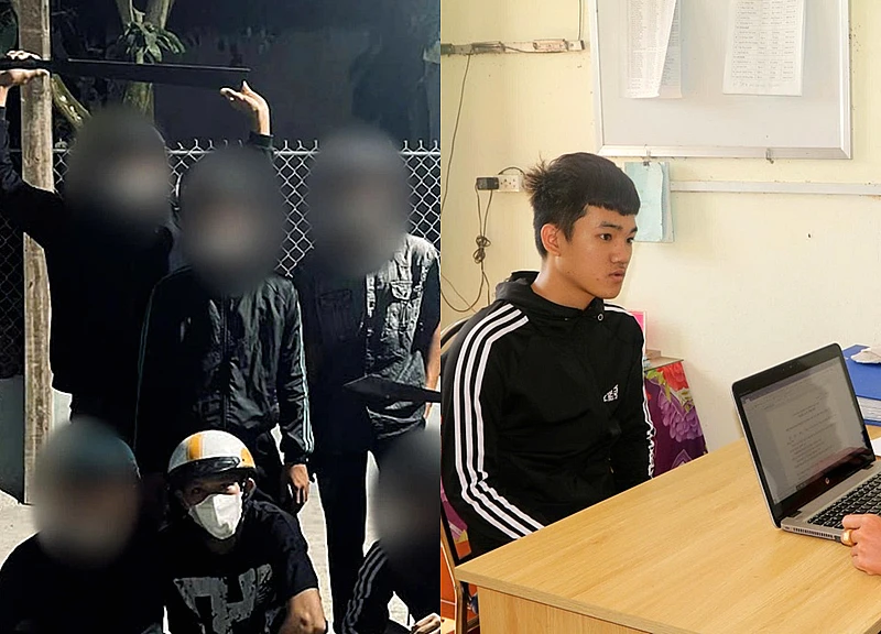 10 kẻ côn đồ vô cớ chém người rồi chụp hình "làm kỷ niệm"