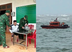 Tìm kiếm ngư dân mất tích do chìm thuyền trên biển