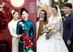 Xúc động bài thơ mẹ vợ dành tặng tuyển thủ Đức Huy trong ngày cưới MC Huyền Trang Mù Tạt, cô dâu khóc như mưa