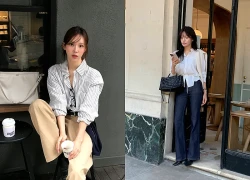 Áo sơ mi kết hợp hoàn hảo với 4 mẫu quần dài