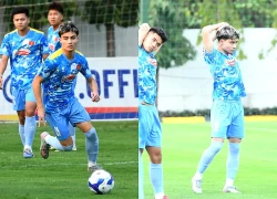 Cận cảnh visual sáng bừng, mái tóc nổi nhất sân U23 Việt Nam của Việt kiều 18 tuổi Moric