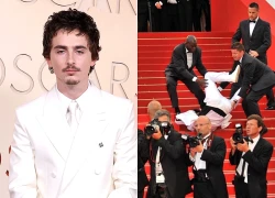 Rần rần khoảnh khắc Timothée Chalamet té lộn cổ trên thảm đỏ Oscar, thực hư ra sao?
