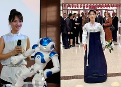 Triều Tiên giới thiệu robot hình người tại điểm bỏ phiếu và trường học