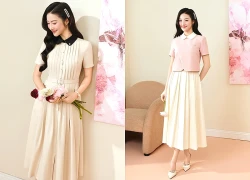 Váy xếp ly, điểm nhấn cho phong cách công sở hiện đại