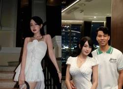 Bạn gái Văn Thanh lột xác ngoạn mục: Từng nặng 70kg giờ thành nàng WAG sexy nhất làng bóng Việt, body này ai chả mê