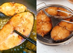 Đừng ướp muối sống nữa, thêm một bước rang muối này đảm bảo cá thu chiên ngoài giòn rụm, trong mọng nước đưa cơm