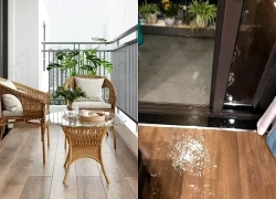 Giải pháp ngăn nước tràn từ ban công vào phòng hiệu quả