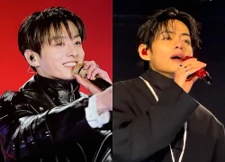 Zoom cận visual Jung Kook - V ở concert Gwanghwamun: Nhan sắc không vết gợn xước, đúng là "mỹ nam đẹp nhất thế giới"!