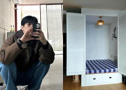 Căn nhà 33m2 của chàng trai sống một mình gây sốt: Phòng ngủ chỉ 3m2 nằm ngay trong phòng khách!