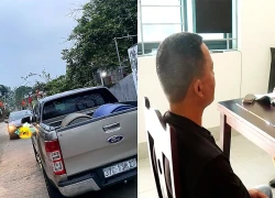 Chưa phát hiện dấu hiệu tội phạm trong vụ tài xế đỗ ô tô chắn đường ở Nghệ An