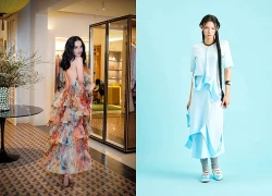 Đầm bèo nhún đa tầng tạo nét đẹp bay bổng, lãng mạn