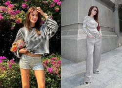 Họa tiết kẻ sọc ngang tạo điểm nhấn cuốn hút cho mọi bản phối