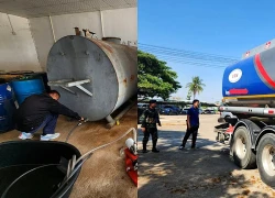 Thái Lan phát hiện 20.000 lít dầu diesel vận chuyển trái phép sang Myanmar