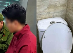 Thanh niên dùng điện thoại quay lén nhà vệ sinh nữ ở Hà Nội