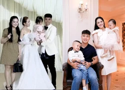 Vợ Duy Mạnh chuẩn "phú bà" làng bóng đá: Ở nhà phố cổ, unbox "rổ" đồ hiệu, sang chảnh đi ăn cưới làm "mát mặt" chồng