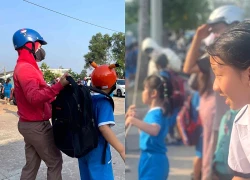 Sự thật clip "học sinh không học bán trú bị đuổi ra nắng", nhà trường lên tiếng