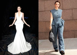 Áo peplum nâng cấp phong thái sang trọng