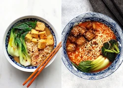 Bữa sáng cực ngon lành với món mì chay nấu cực nhanh ăn siêu ngon