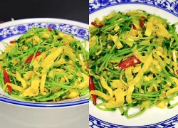 Chỉ cần chần và đảo đều là bạn đã có món ăn tươi ngon, giòn tan, lành mạnh lại bổ gan, giải độc cơ thể